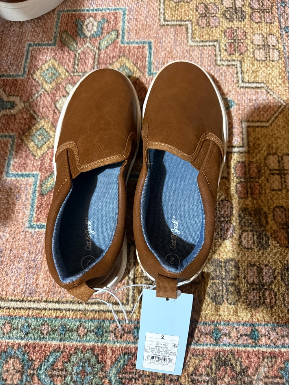 Cat & Jack Brown Slip-On Sneakers